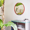 HAY Arcs mirror round - Red - Muller Van Severen