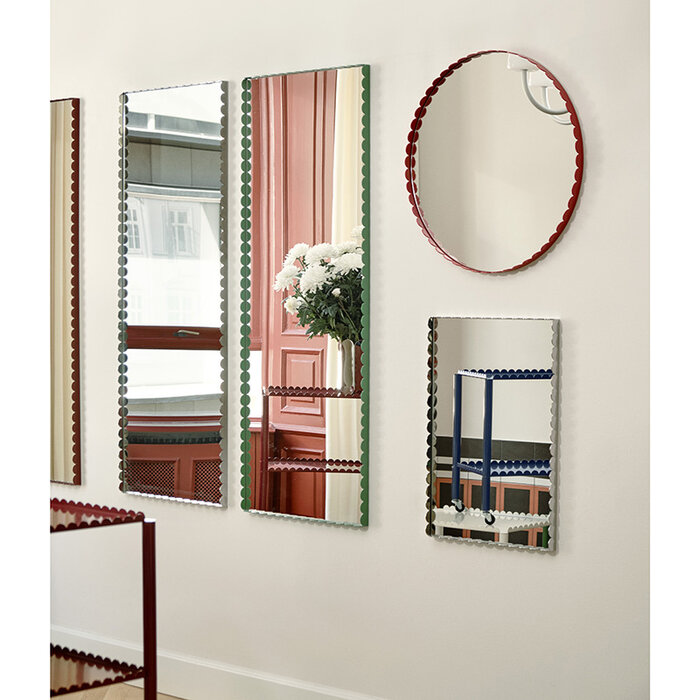HAY Arcs mirror rectangle S - Mirrored - Muller Van Severen