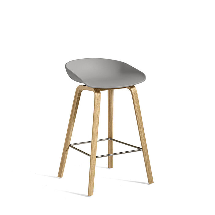 HAY AAS32 tabouret de bar - frame natural water based lacquered  oak veneer