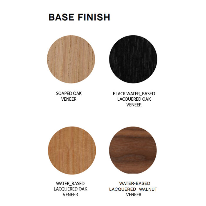 HAY AAS32 Barkruk - frame black oak veneer