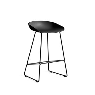 HAY AAS38 Barkruk - black powder coated frame