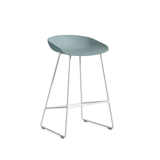 HAY AAS38 Barkruk - white powder coated frame
