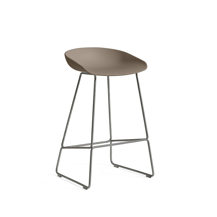 HAY AAS38 tabouret de bar - stainless steel frame