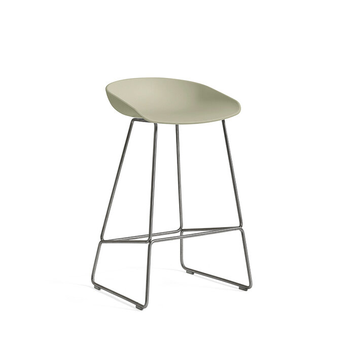 HAY AAS38 Barkruk - stainless steel frame