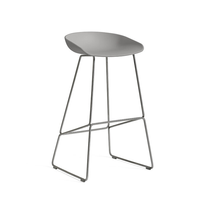 HAY AAS38 tabouret de bar - stainless steel frame