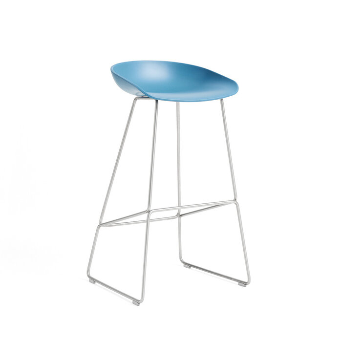 HAY AAS38 tabouret de bar - stainless steel frame
