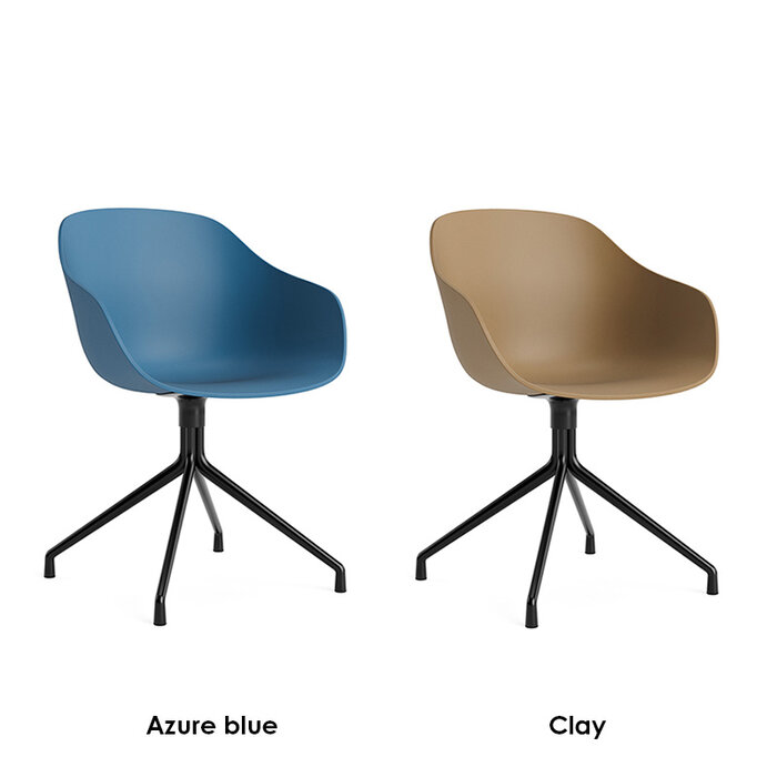 HAY AAC220 - black alu 4 star swivel frame