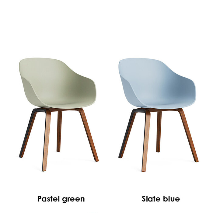 HAY AAC222 - natural lacquered walnut frame