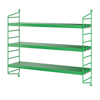 String Armoire murale de poche vert-vert 60x15x50