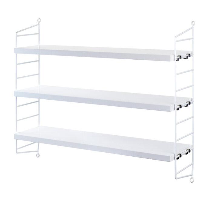 String Pocket wandkast wit-wit 60x15x50
