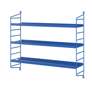 String String Pocket en métal bleu-bleu 60x15x50