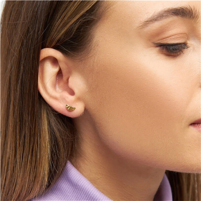 LULU Copenhagen Boucle d'oreille Croissant (1 pièce) - Doré