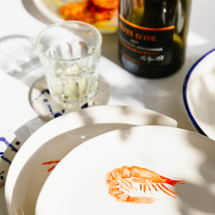 Val Pottery Fish Fete Ø 22 cm - Val Pottery