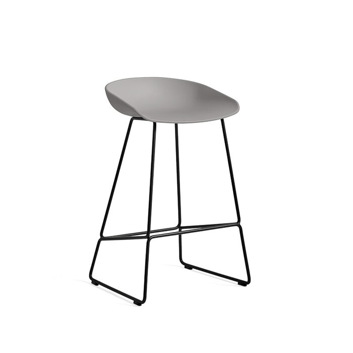 HAY AAS38 tabouret de bar - black powder coated frame