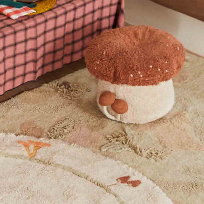 Lorena Canals Boletus - pouf en coton lavable Ø45 x 35cm