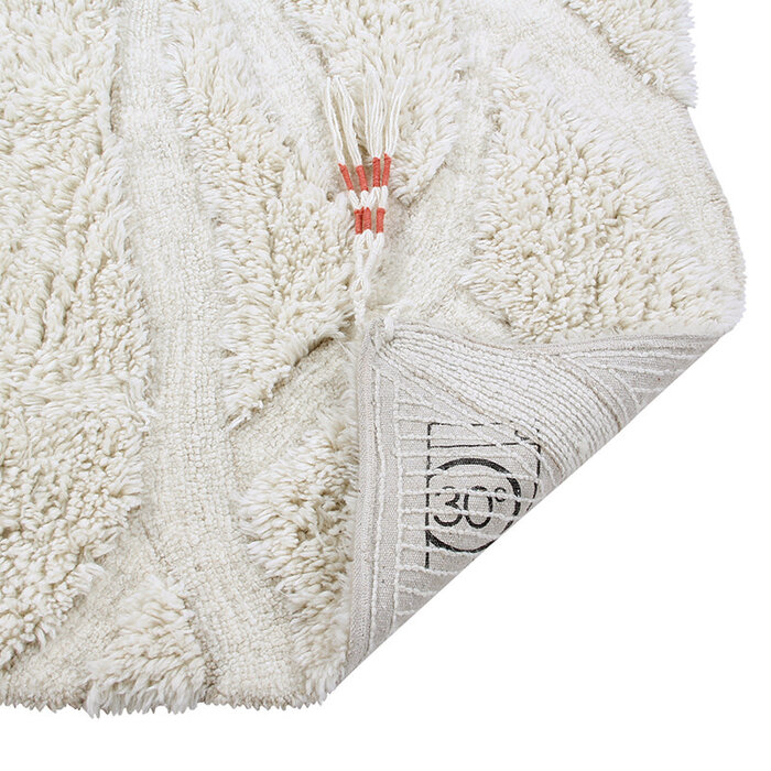 Lorena Canals Enkang Ivory - tapis lavable en laine