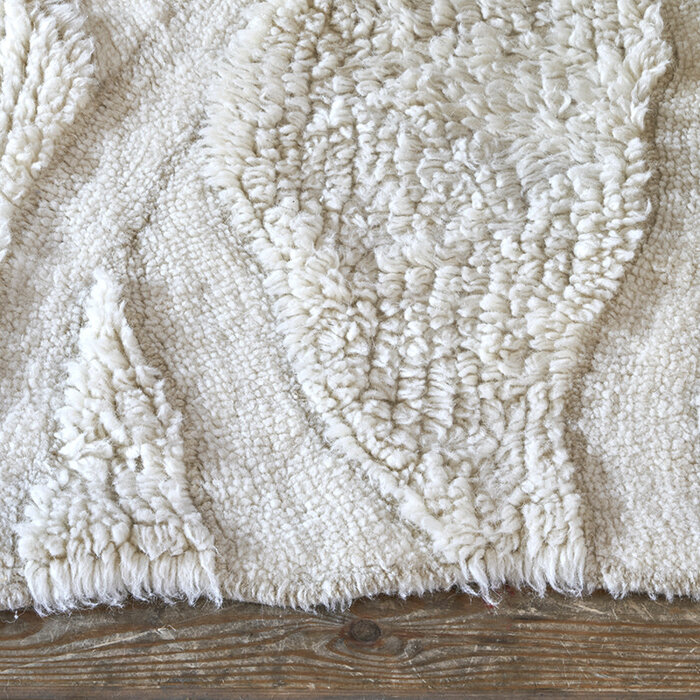Lorena Canals Enkang Ivory - tapis lavable en laine