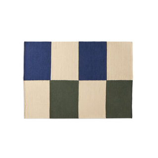 HAY Ethan Cook Flat Works Tapis - Peach Green Check