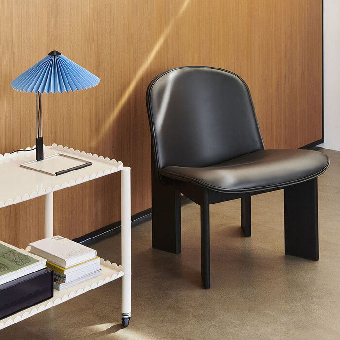 HAY Chisel lounge chair - Front Upholstery - Sense Leather