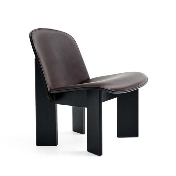 HAY Chisel lounge chair - Front Upholstery - Sense Leather