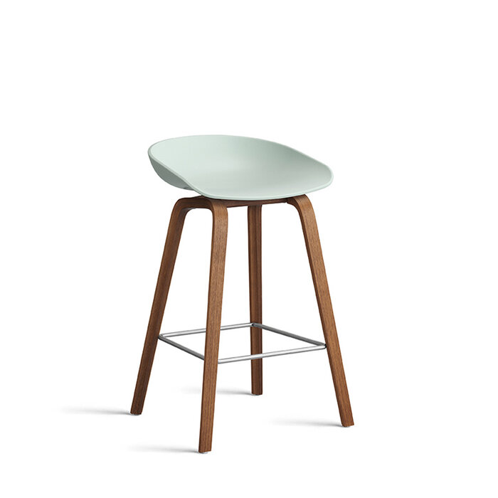 HAY AAS32 Barkruk - frame natural water-based lacquered walnut veneer