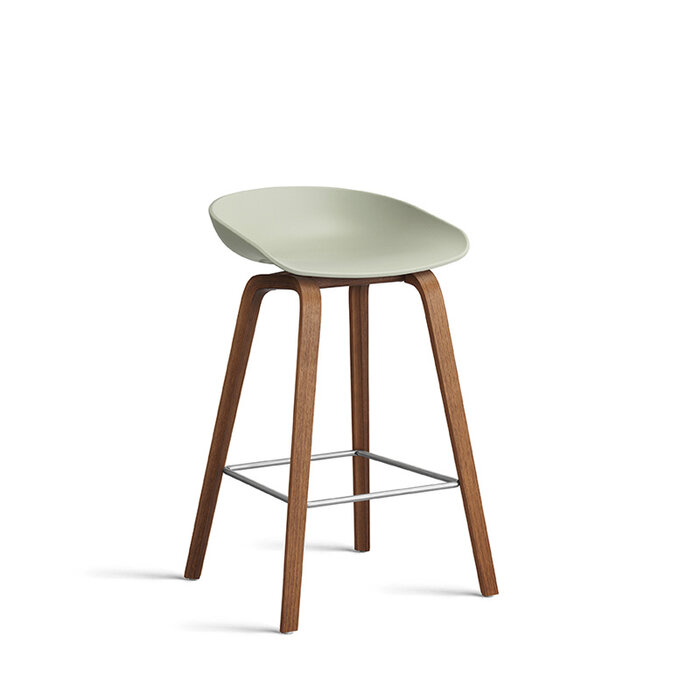 HAY AAS32 Barkruk - frame natural water-based lacquered walnut veneer