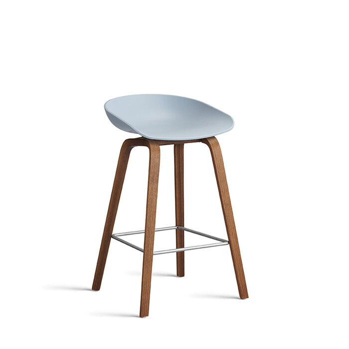 HAY AAS32 Barkruk - frame natural water-based lacquered walnut veneer