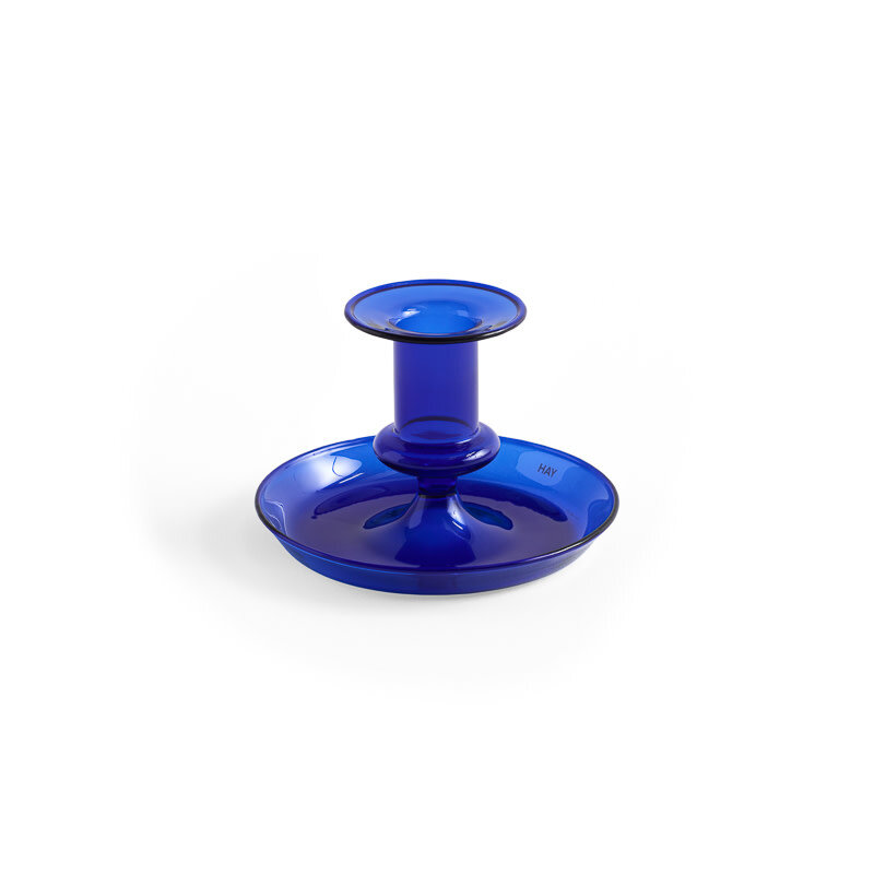 HAY Flare Bougeoir Bleu Foncé - HAY