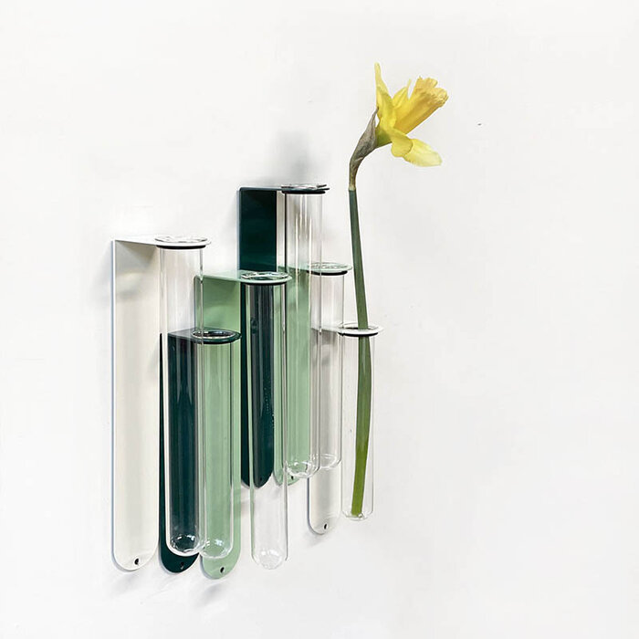 Groovy Magnets Vase à fleurs magnétique Pétrole Petit