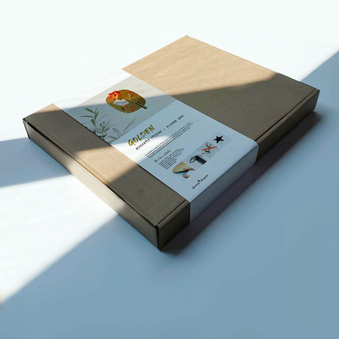 Groovy Magnets Golden Box (Magneetsticker + accessoires)