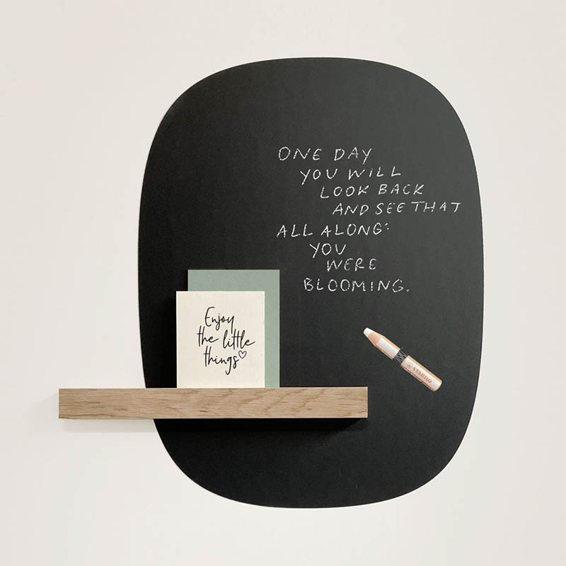 Groovy Magnets Black Box krijtbord magneetsticker + toppings – 34×44 cm - Groovy Magnets