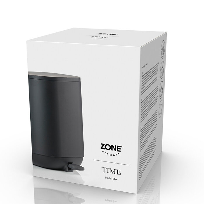 Zone Denmark Pedaalemmer 3L Time - Black - Zone Denmark