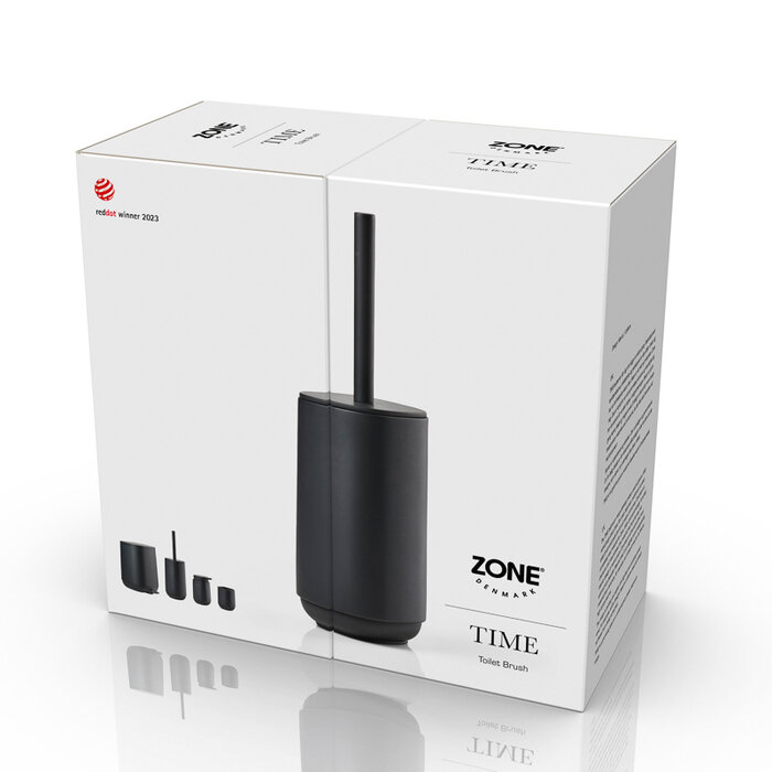 Zone Denmark Brosse de toilette Time - Black - Zone Denmark