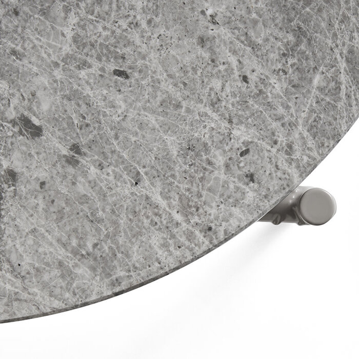 HAY Table basse ronde en marbre Rebar