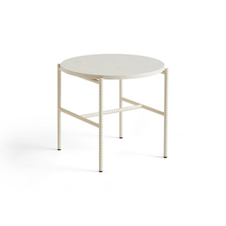 HAY Rebar ronde salontafel marmer