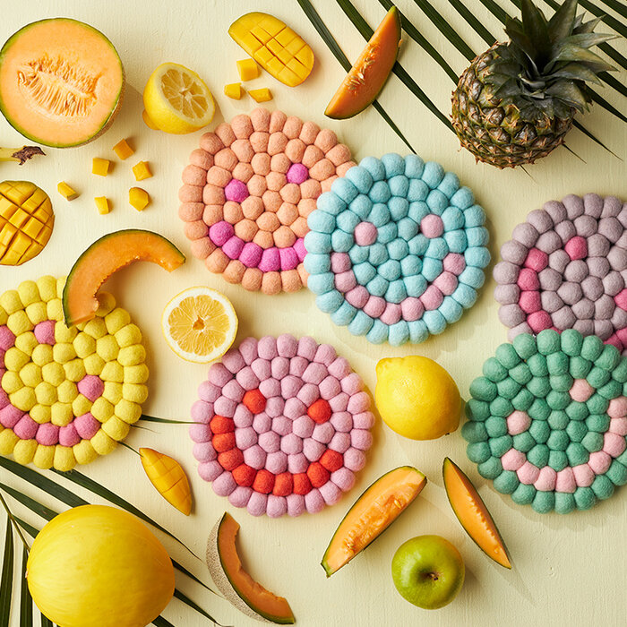 Aveva Design Onderlegger Smiley Ø 17 cm - AVEVA