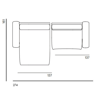 Fest Amsterdam Dunbar sofa - Divan left + 1.5-seat right - Sydney Beige 22 - Fest Amsterdam