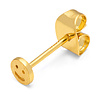 LULU Copenhagen Oorring Smiley (1 stuk) - Goud
