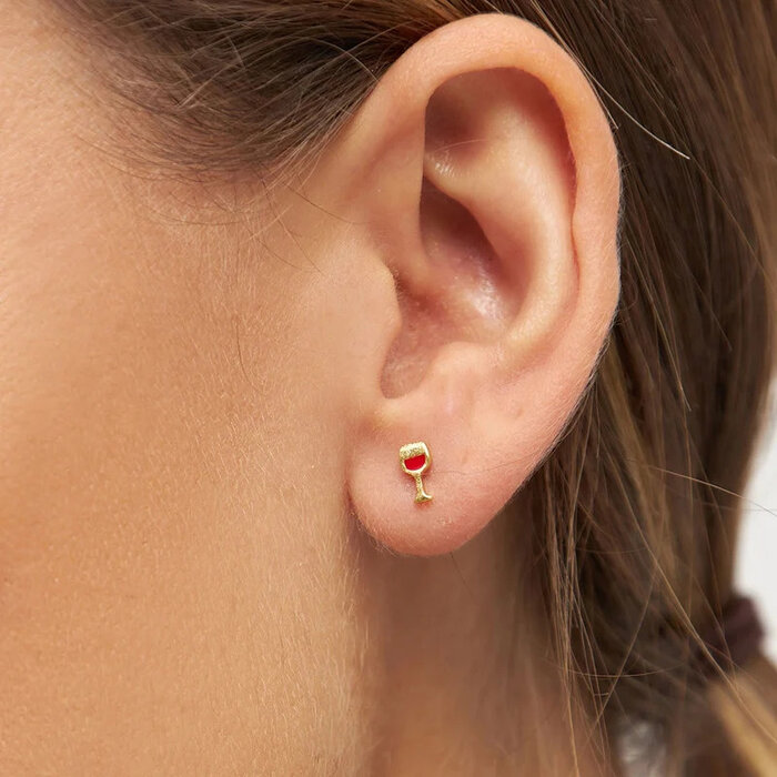 LULU Copenhagen Oorring Friday (1 stuk) - Goud - LULU COPENHAGEN