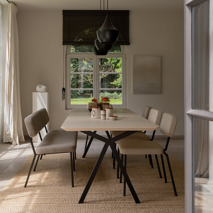 Studio Henk Banc de table à manger Coode - Black frame - Studio Henk