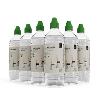 Höfats Bio-ethanol vulling 1L (set van 6) (voor SPIN900)