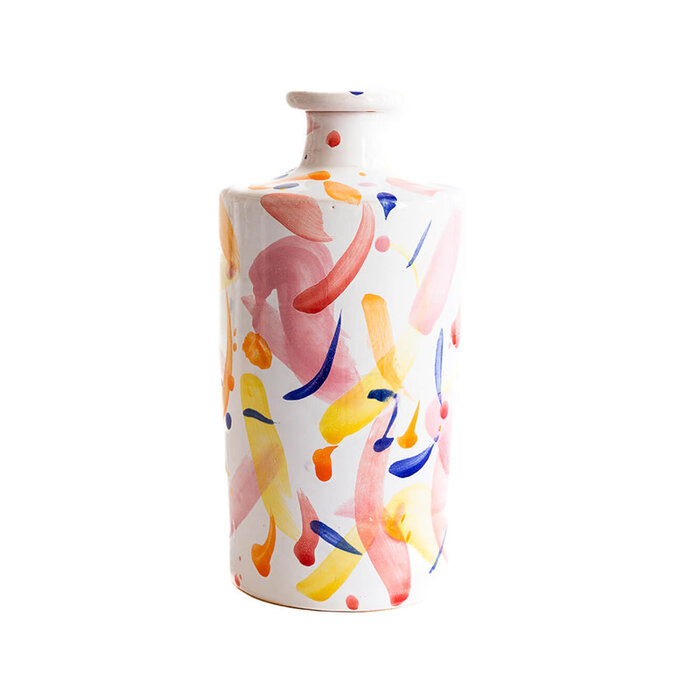 Val Pottery Bottle Rio - Val Pottery - Mix Painting