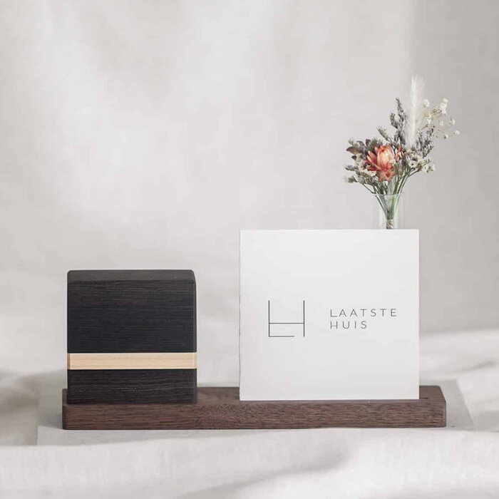 Laatste Huis Mini-Urne 1 (Esdoorn & Wengé) - Laatste Huis