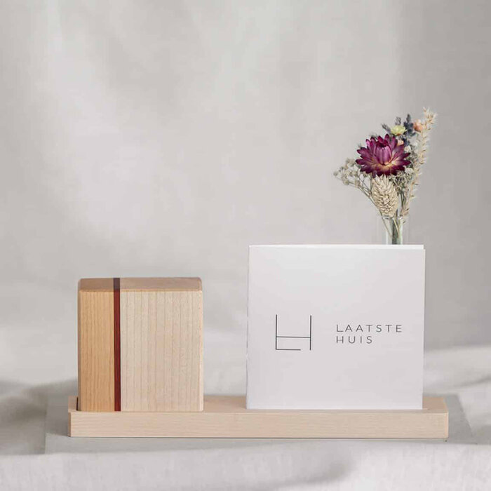 Laatste Huis Mini-Urne 6 (cerise, érable et padouk) - Laatste Huis