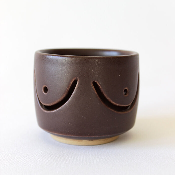 nietbol Candle light holder - Luna - Marron chocolat - Nietbol