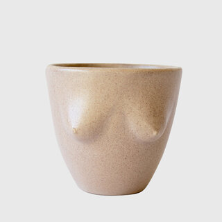 nietbol Boob cup - Mia - Gespikkeld roze