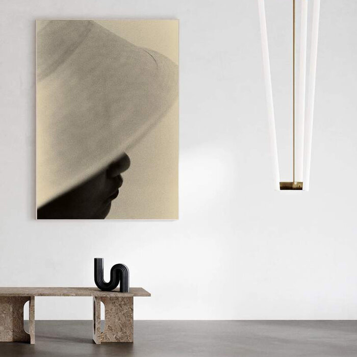 Paper Collective Girl and Hat - Acoustic Panel - Paper Collective