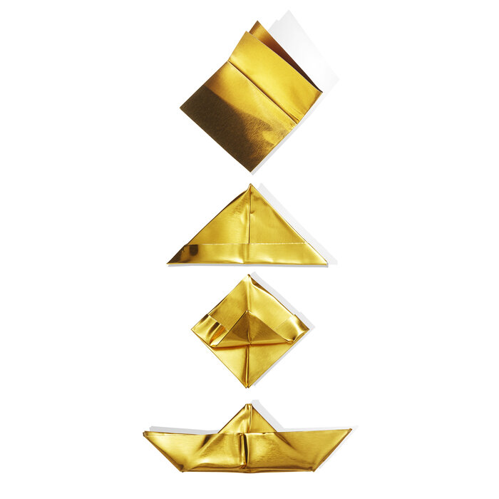 Turina Broche Origami Or - Turina