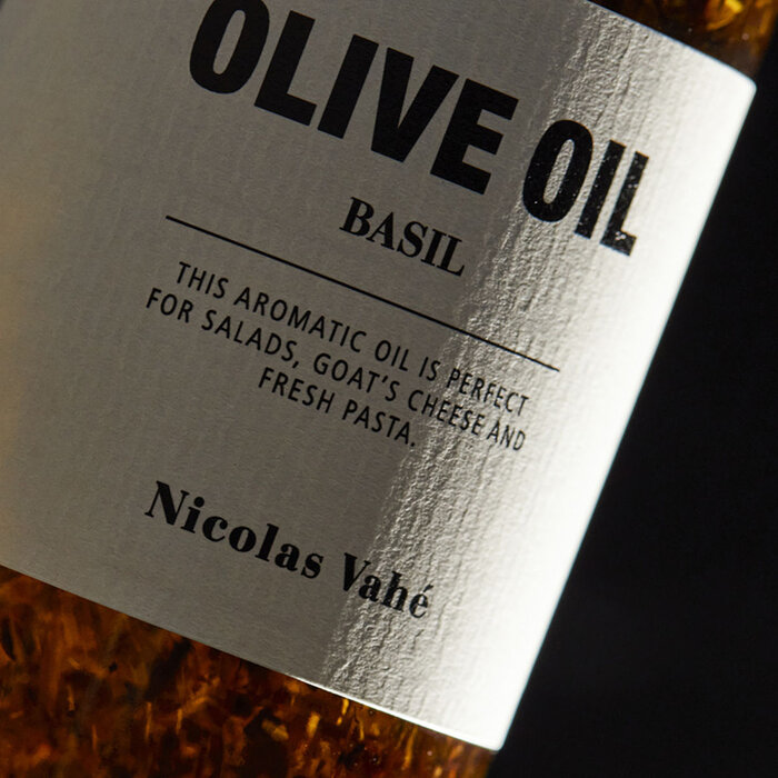 Nicolas Vahé Olive Oil, Basil, 25cl - Nicolas Vahé