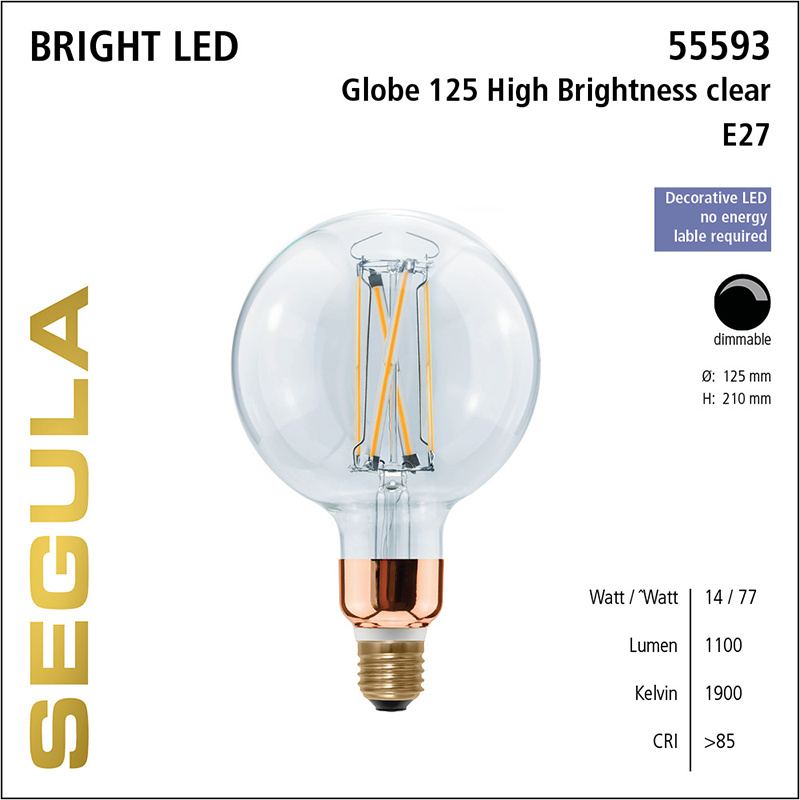 Lampe Bright Globe Ø 125 mm - Segula / LIVINGDESIGN - Livingdesign